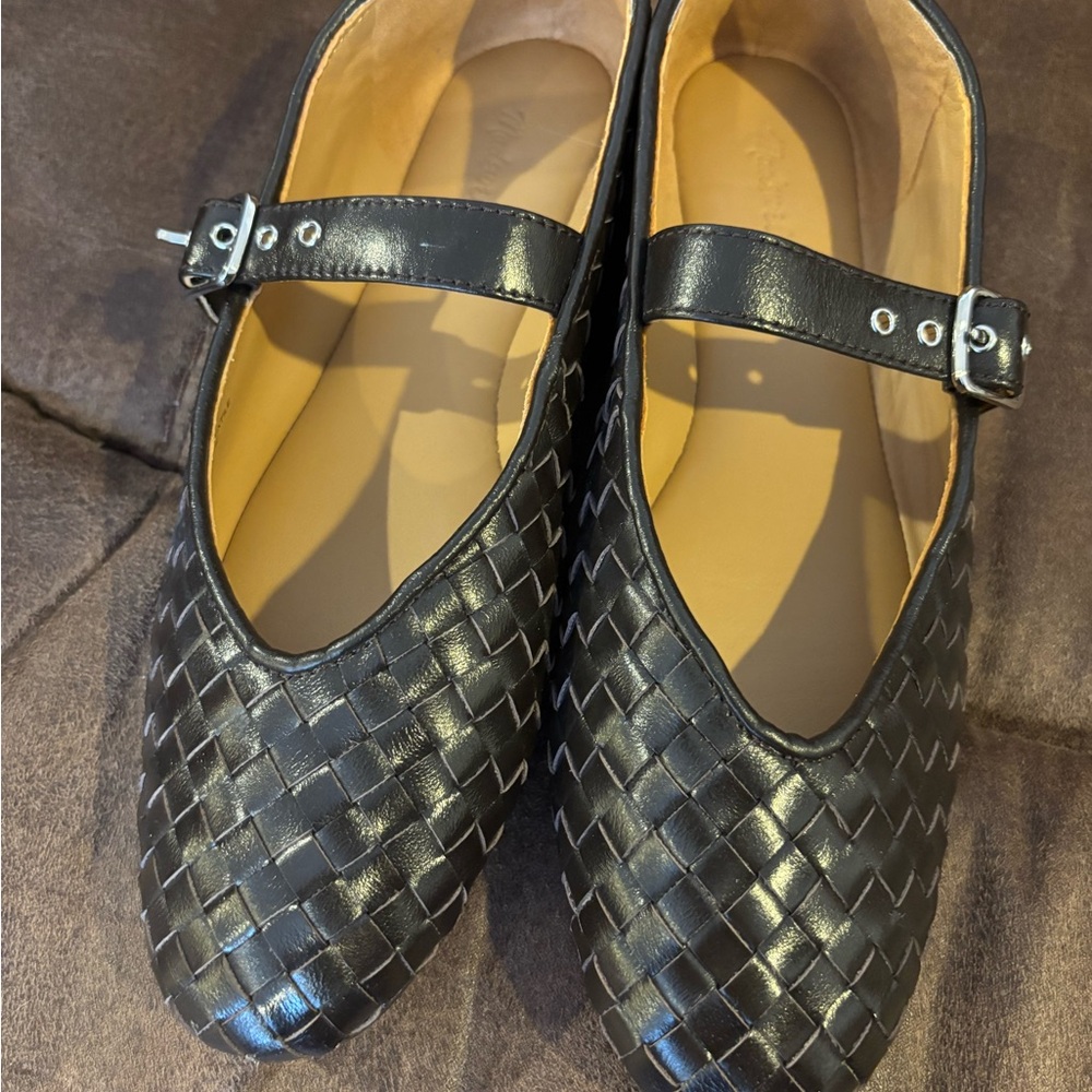 Madewell Black Woven Flats
